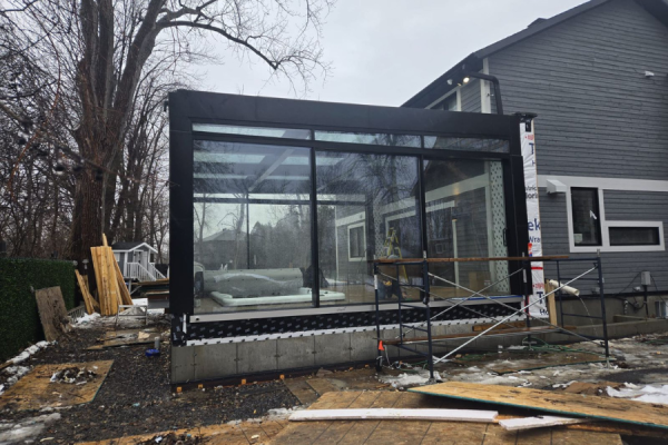 Glass box at Monterial - Canada