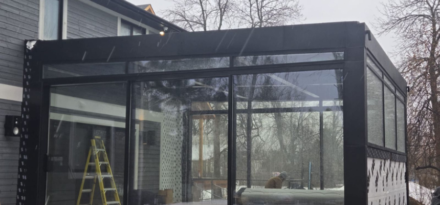 Glass box at Monterial - Canada